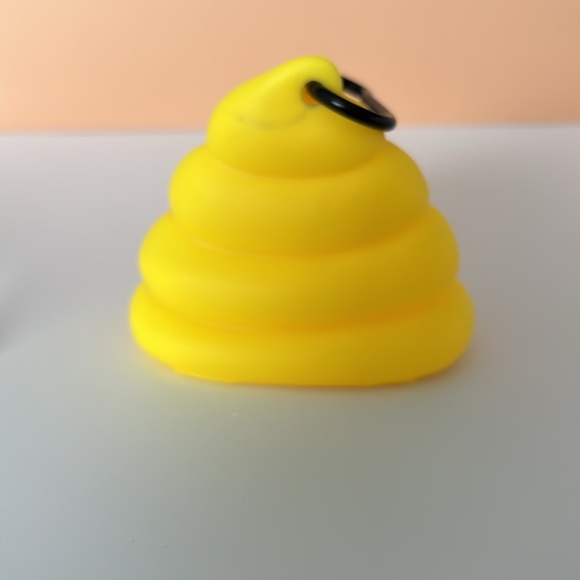 Yellow Silicone Dog Poop Bag Dispenser - Picture 2 of 5